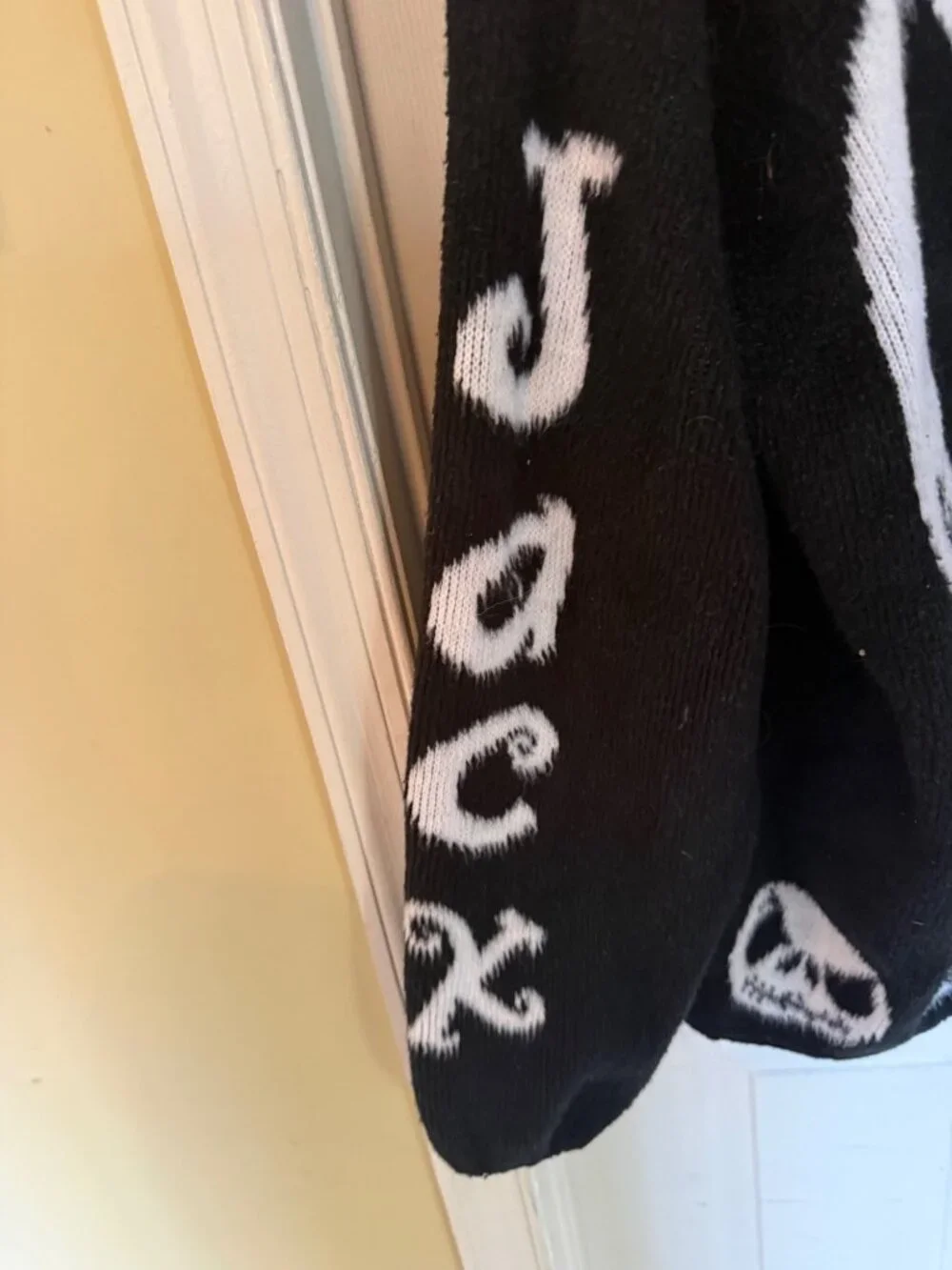 TEJIDOS RUMINAHUI Jack Skellington Nightmare Before Christmas Wool Sweater L/XL - Picture 5 of 9